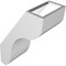 Ekena Millwork 5-in. W x 8-in. D x 12-in. H Stanfield Architectural Grade PVC Knee Brace BRCP05X08X12STA - alternate 3